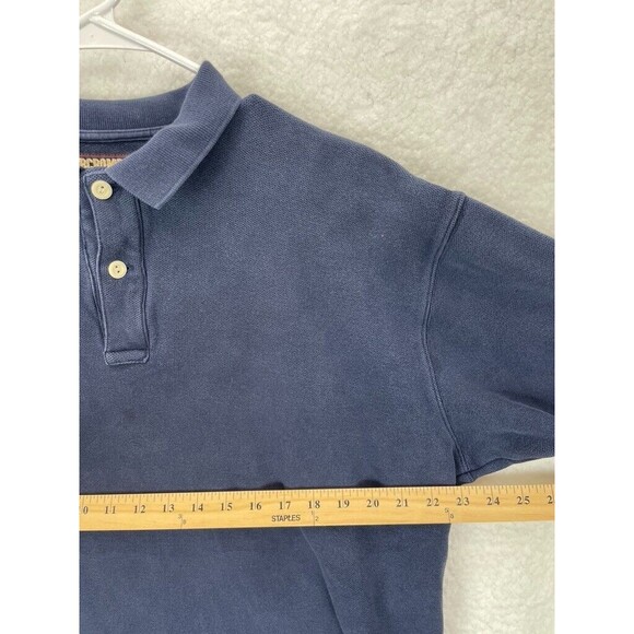 Abercrombie Performance Sweatshirt Men’s Size L Blue Long Sleeve Collar Pullover - Picture 3 of 7